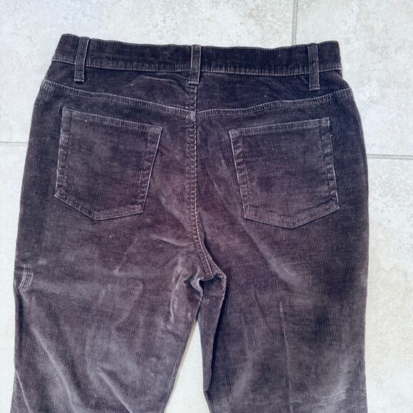 Sonoma Brown Corduroy Wide Leg Trouser Pants Women’s Size 6 - Picture 9 of 9